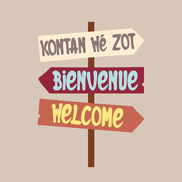 Welcome sign